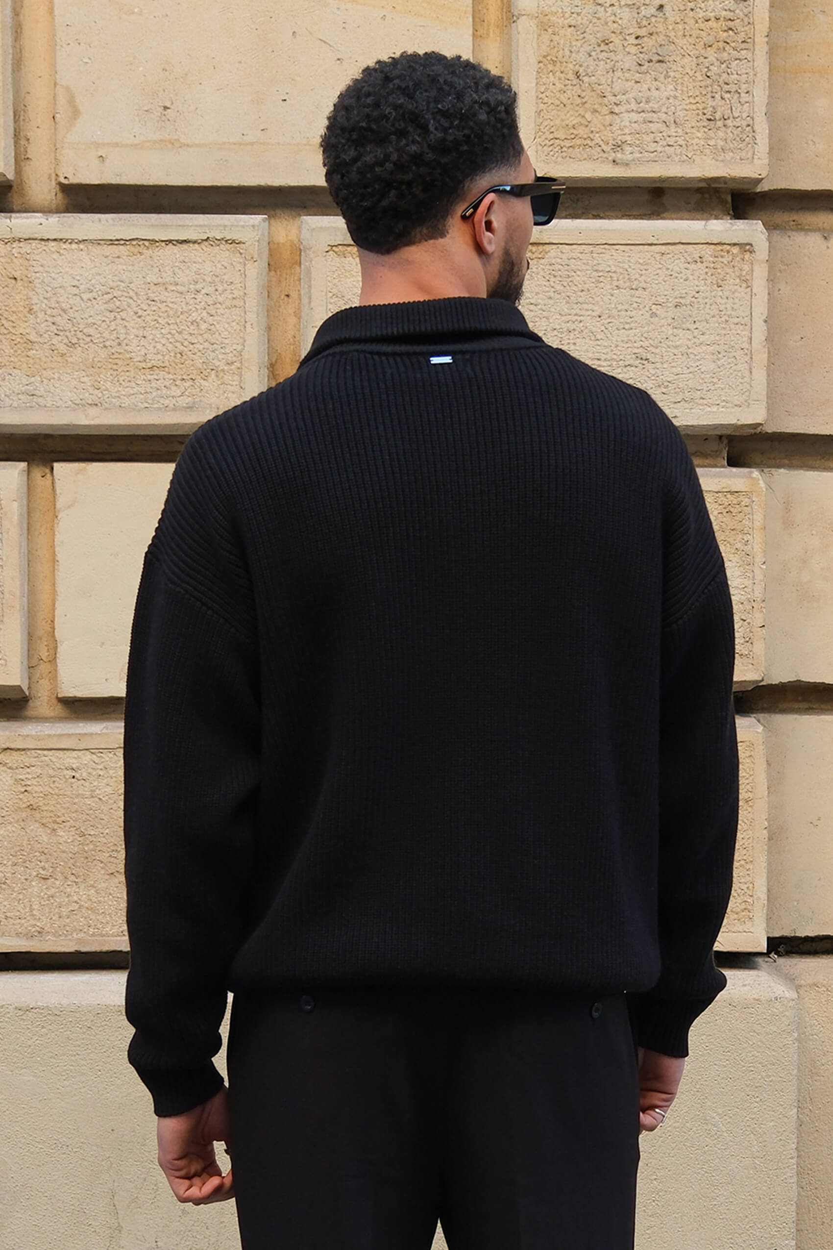 Havn halfzip - Sort