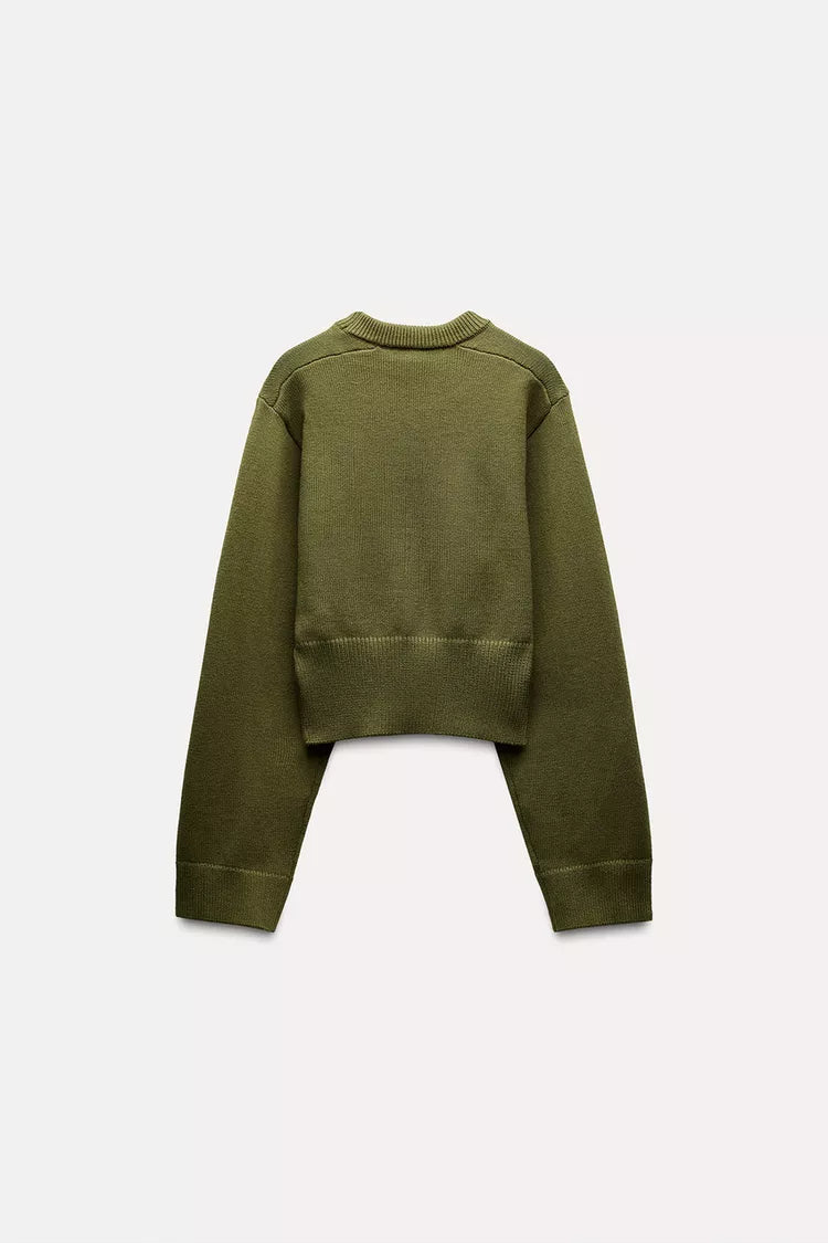 Lily | Grøn Sweater