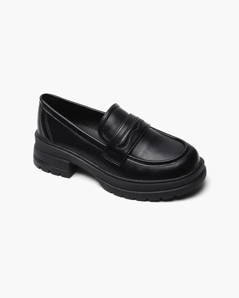 Gamle Penge Læder Loafers