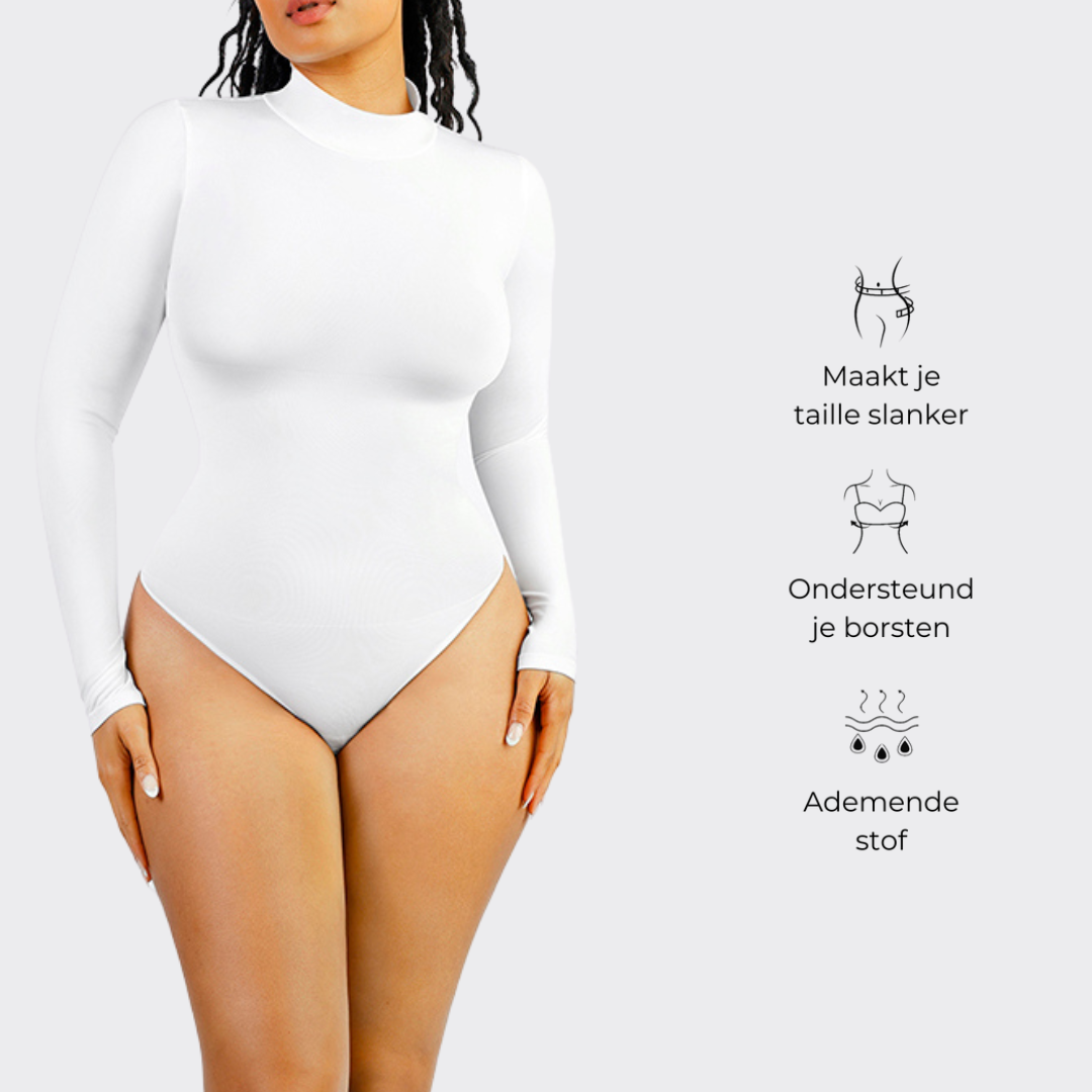 Sara High Neck Thong Bodysuit