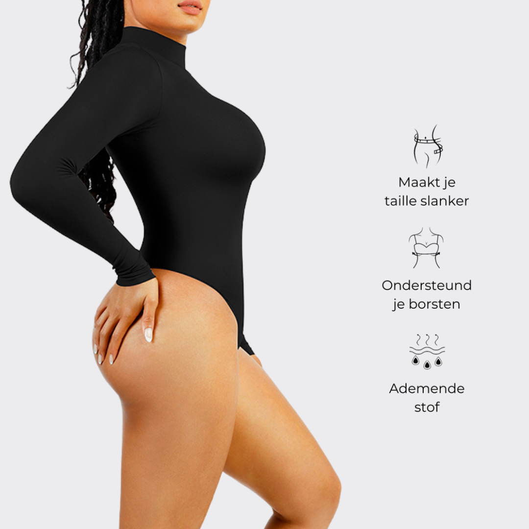 Sara High Neck Thong Bodysuit