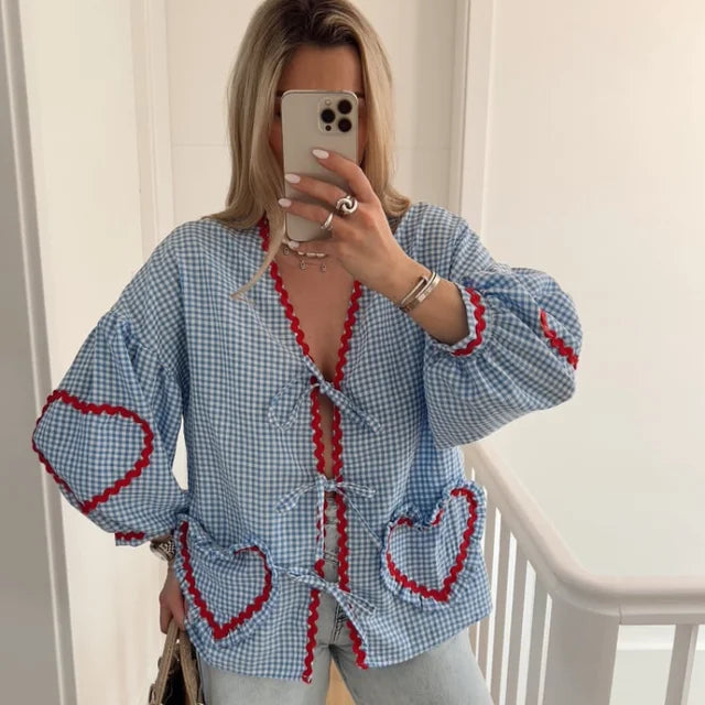 Emma | Charmende Boho Bluse