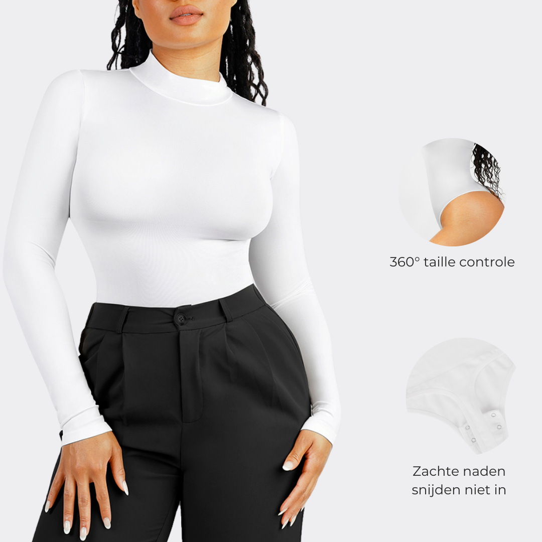 Sara High Neck Thong Bodysuit