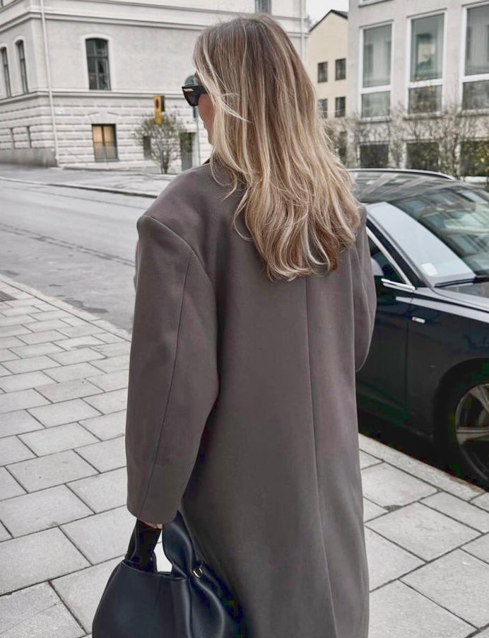 Juna | Lange oversized frakke