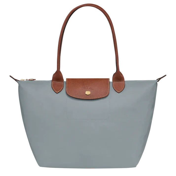 Longchamp - Medium Le Pliage Tote, Stål