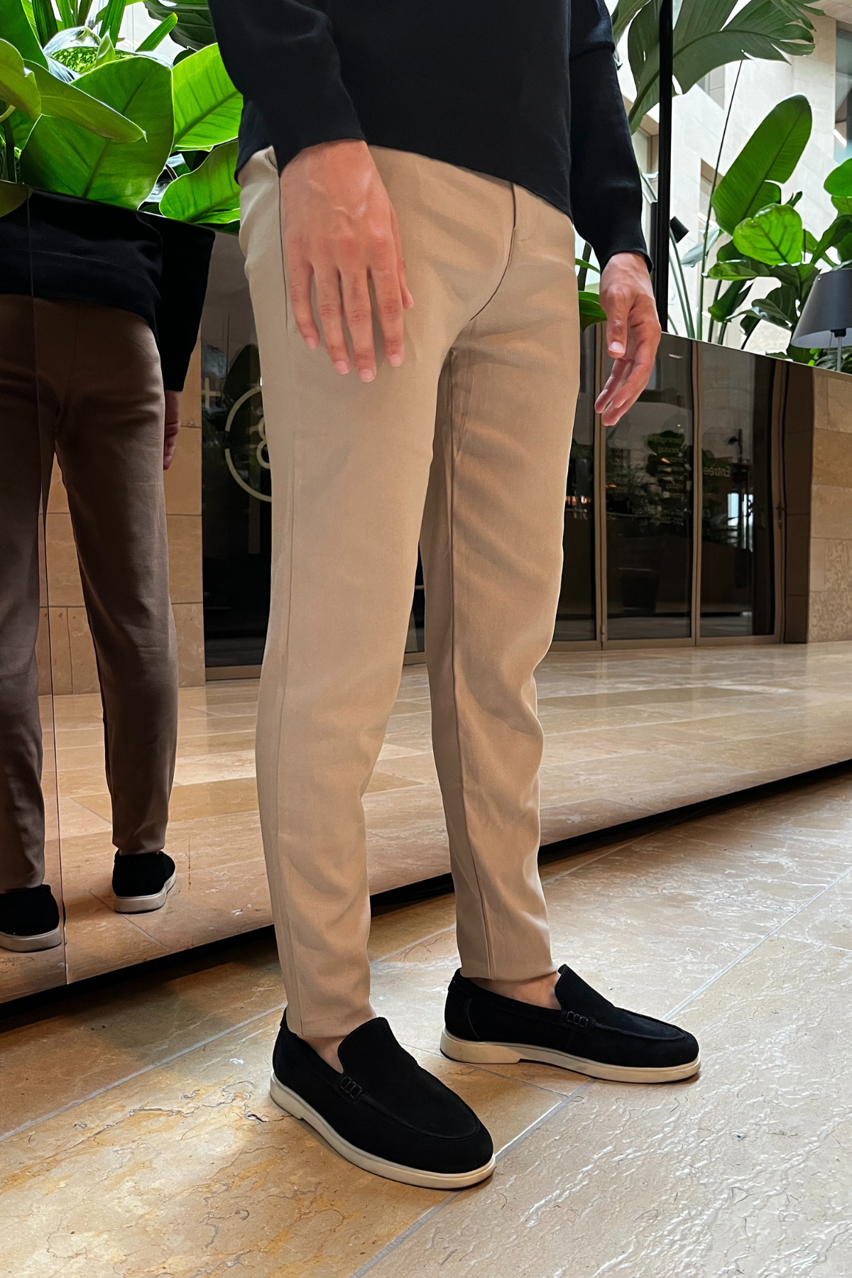Faro Stretch Bukser - Beige