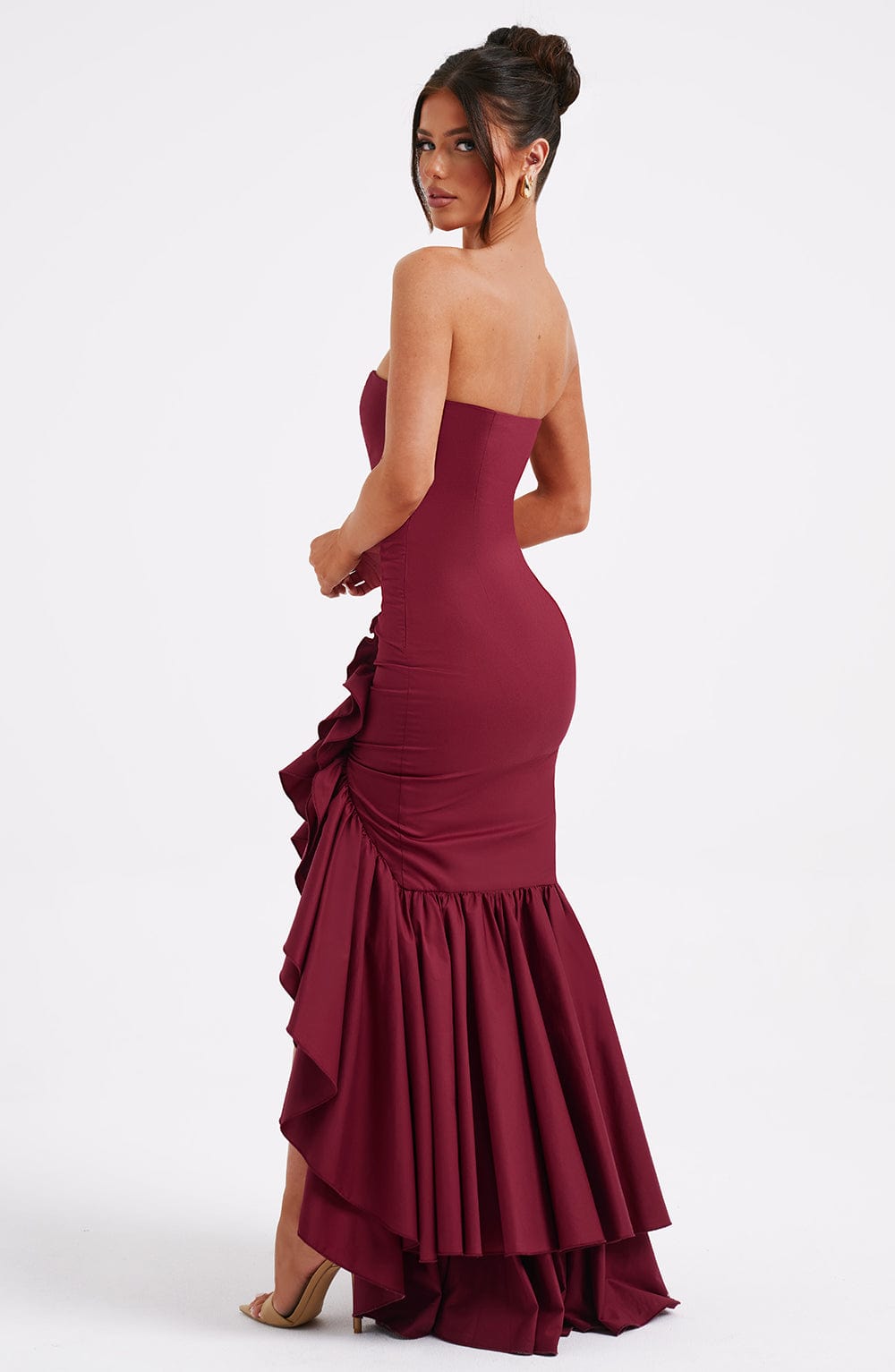 Angelina Maxi Kjole - Bourgogne