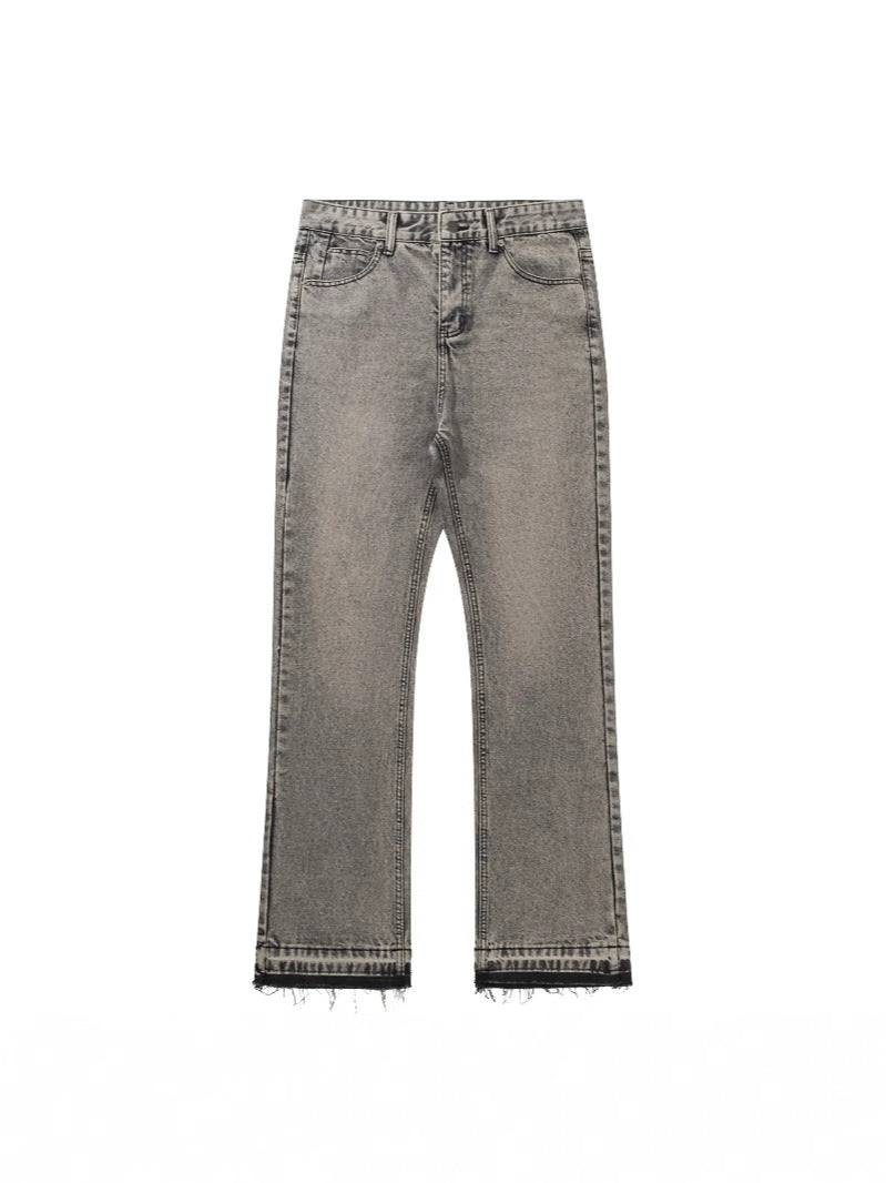 Vaskede Flared Jeans