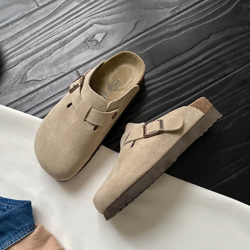 Premium Læder Unisex Sandaler Pantofler
