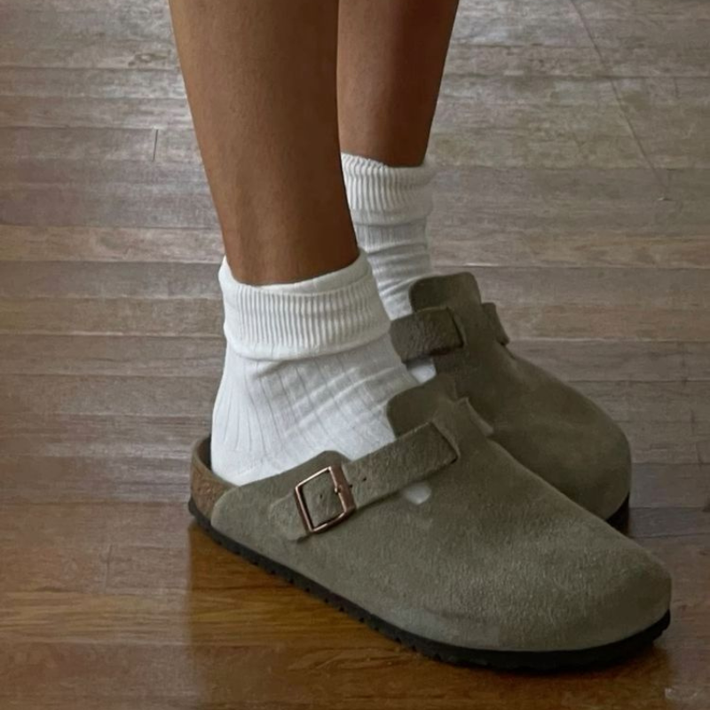 Premium Læder Unisex Sandaler Pantofler