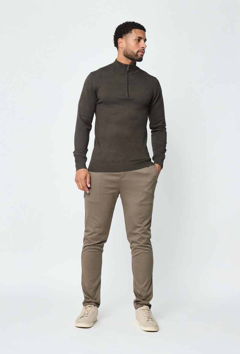 Faro Half Zip Sweater - Grøn