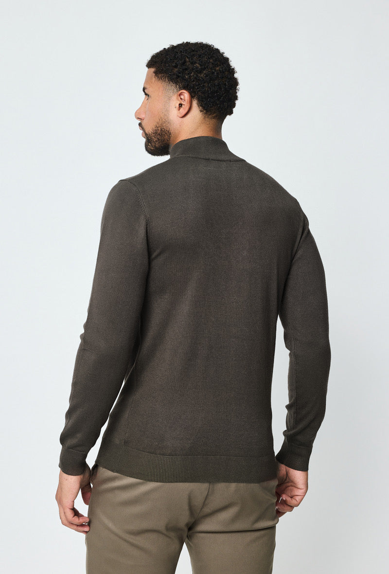 Faro Half Zip Sweater - Grøn