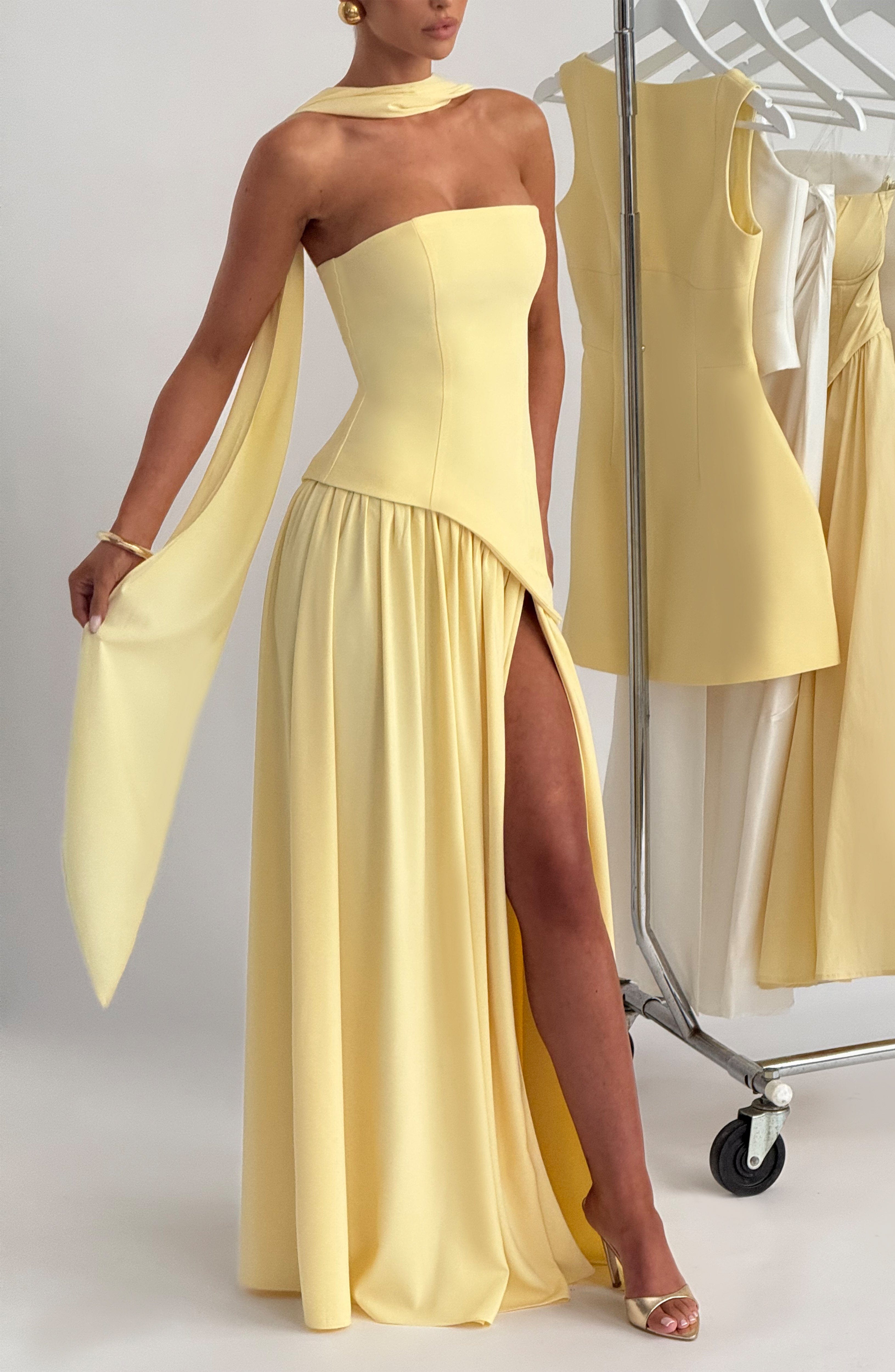 Maliyah Maxi Kjole - Citron