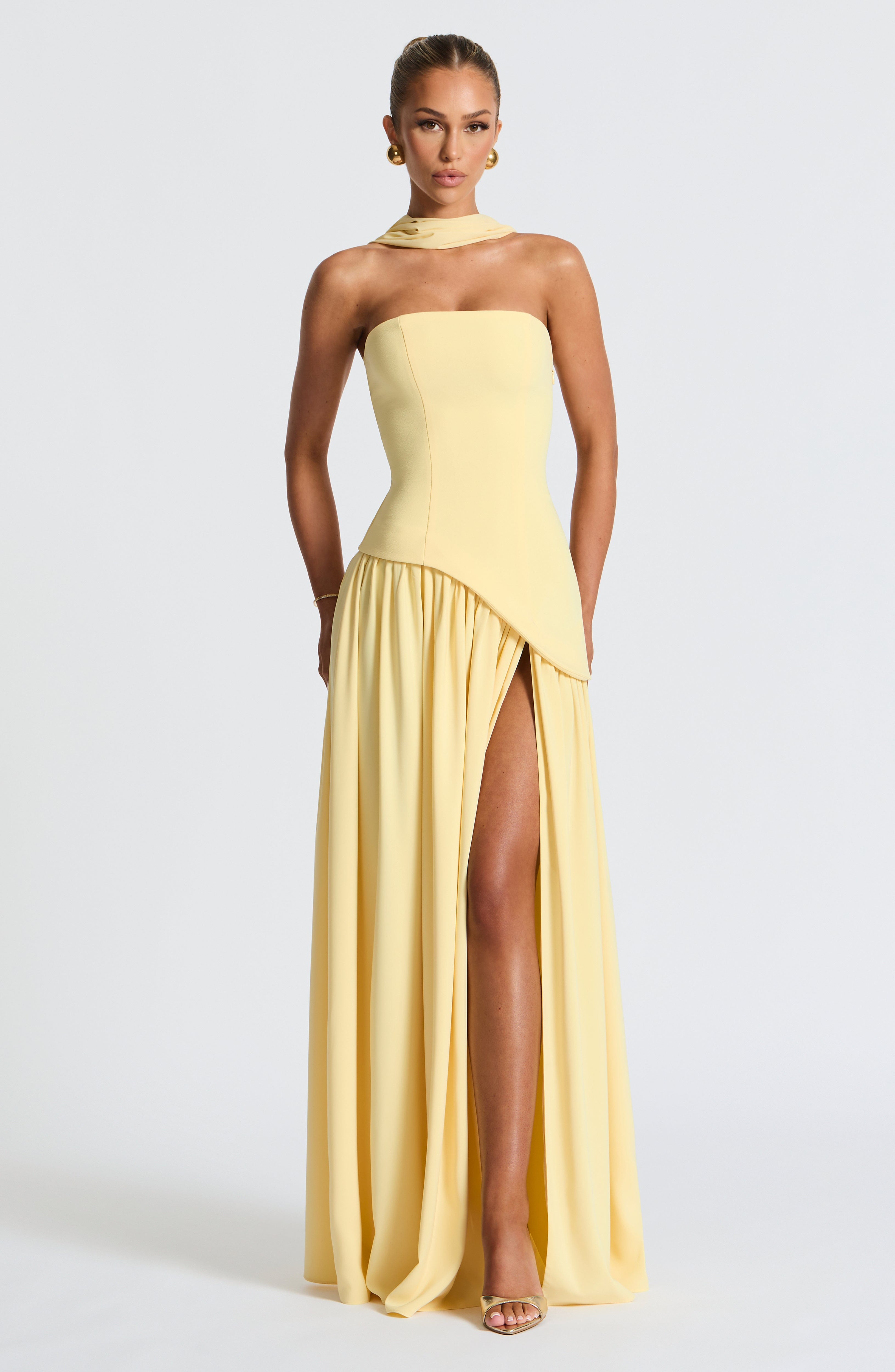 Maliyah Maxi Kjole - Citron