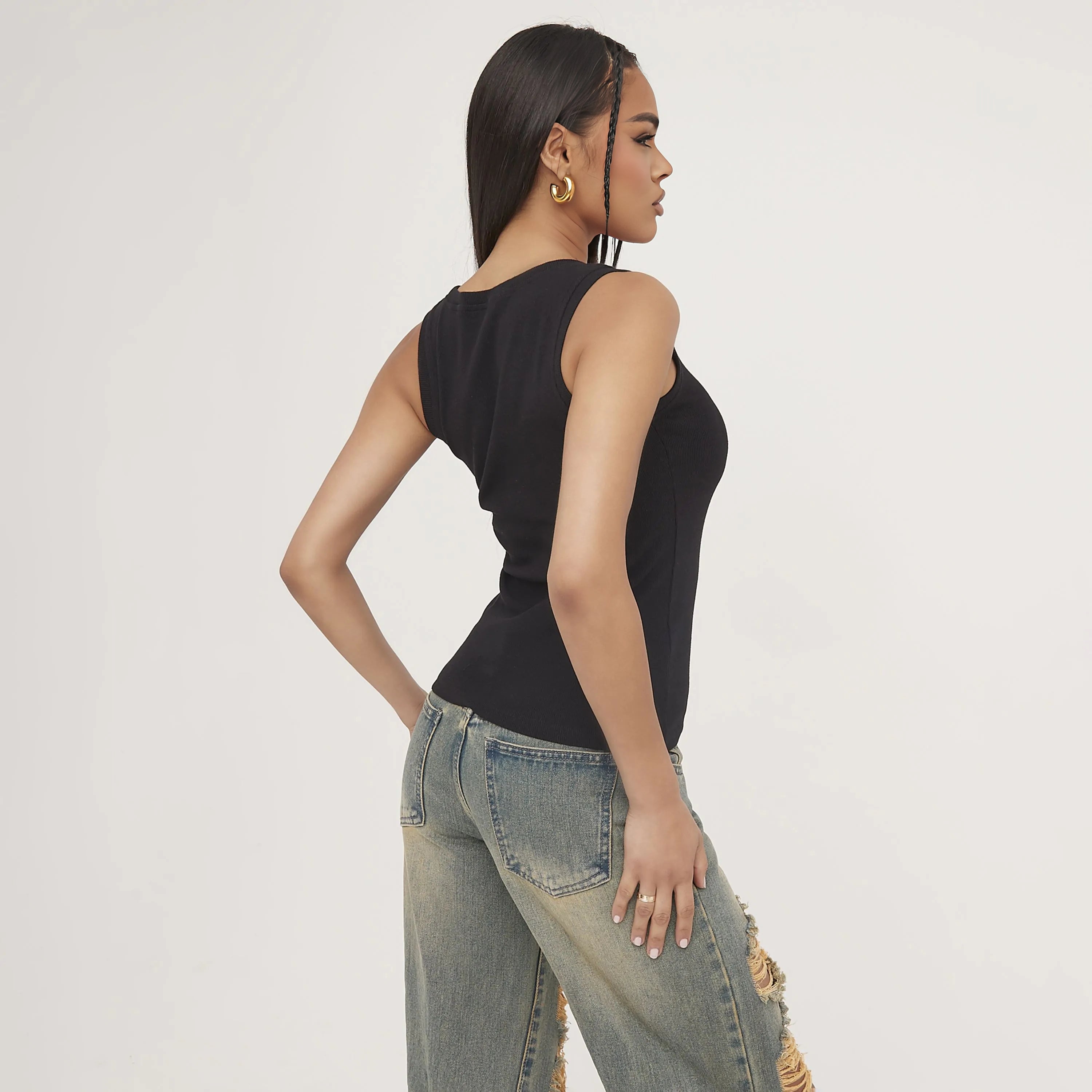 Sommertop - Silkeagtig Bomuld -