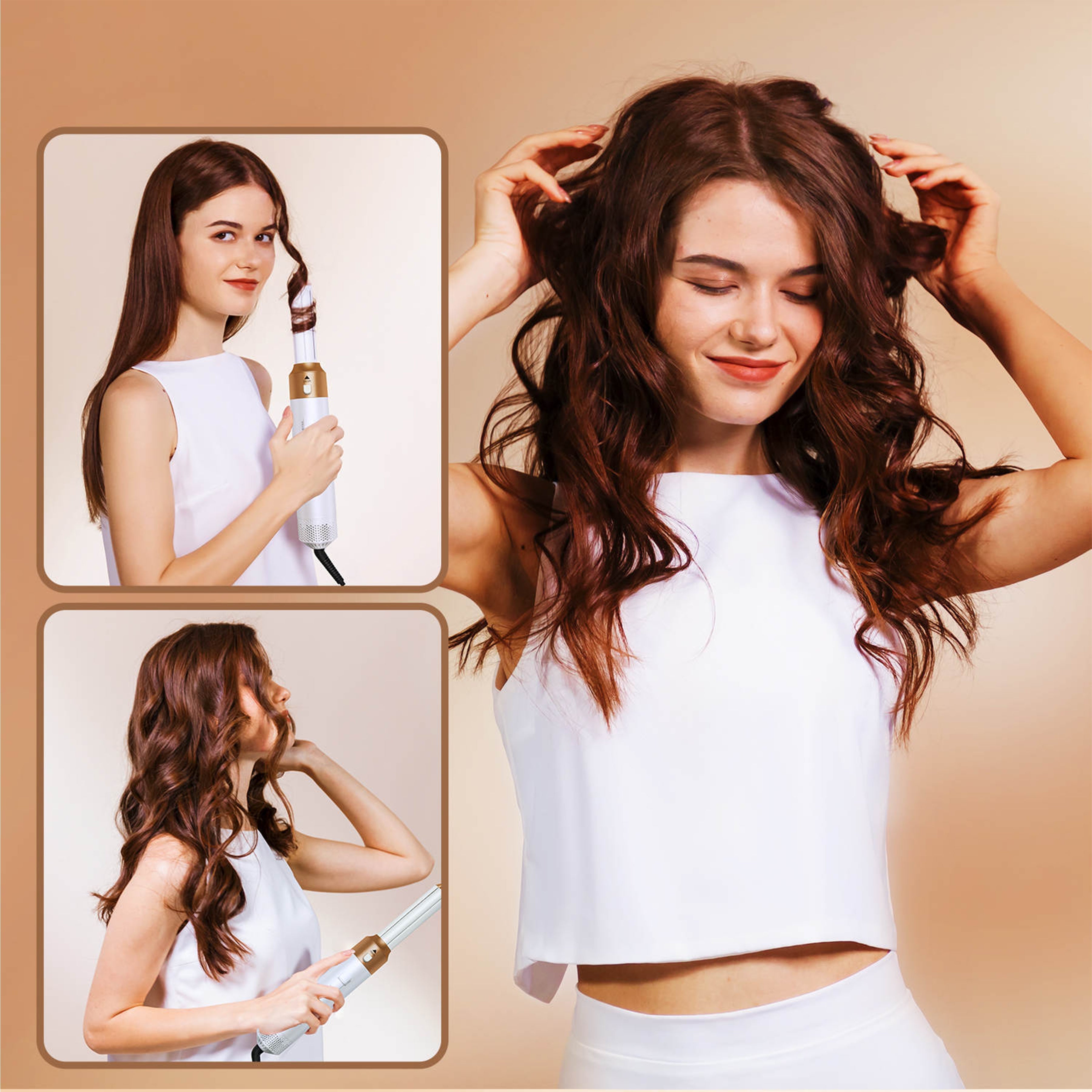 Blow out Airstyler 5 i 1 - Hvid/Guld Edition