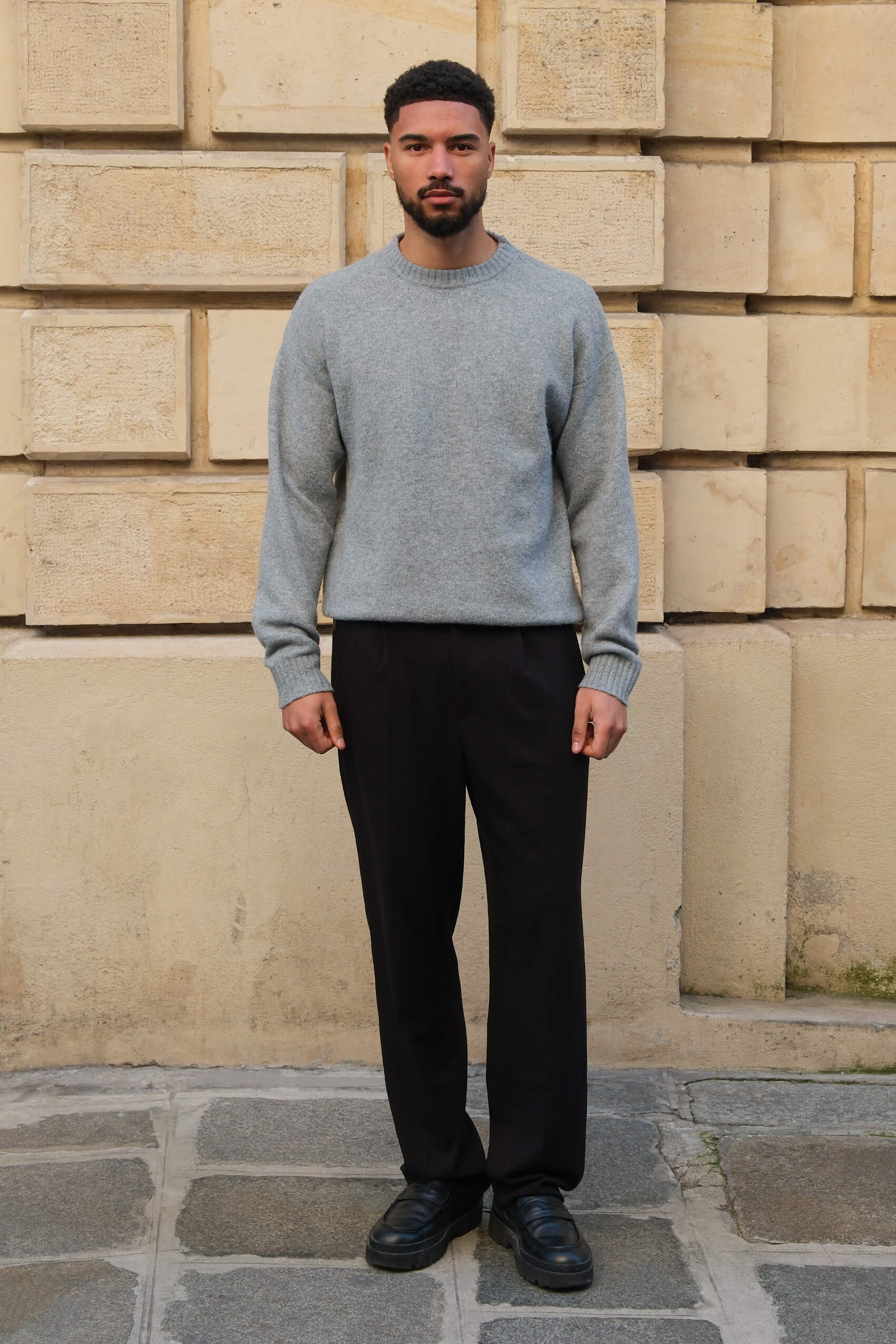 Brixton sweater - Grå melange