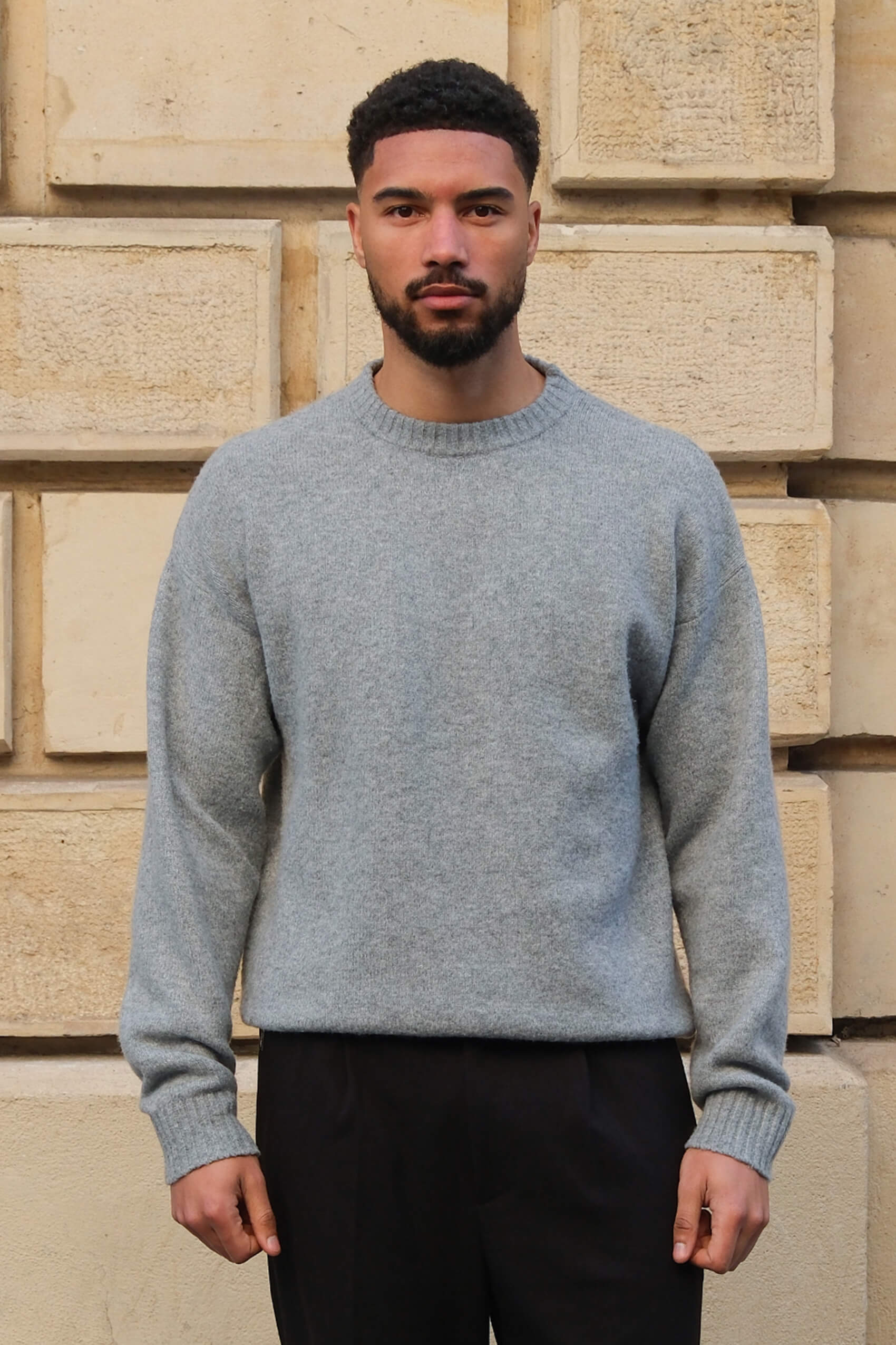 Brixton sweater - Grå melange