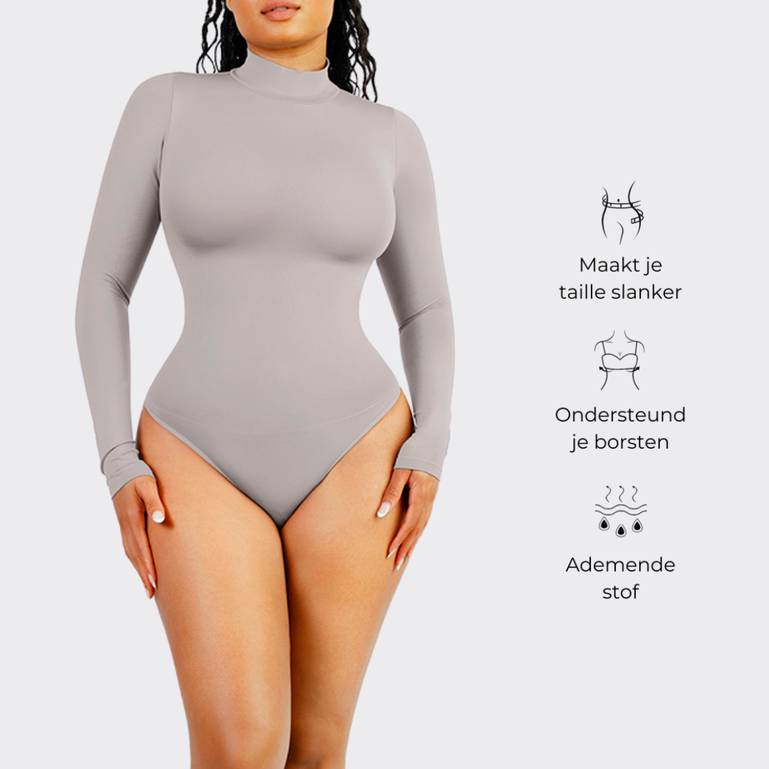 Sara High Neck Thong Bodysuit