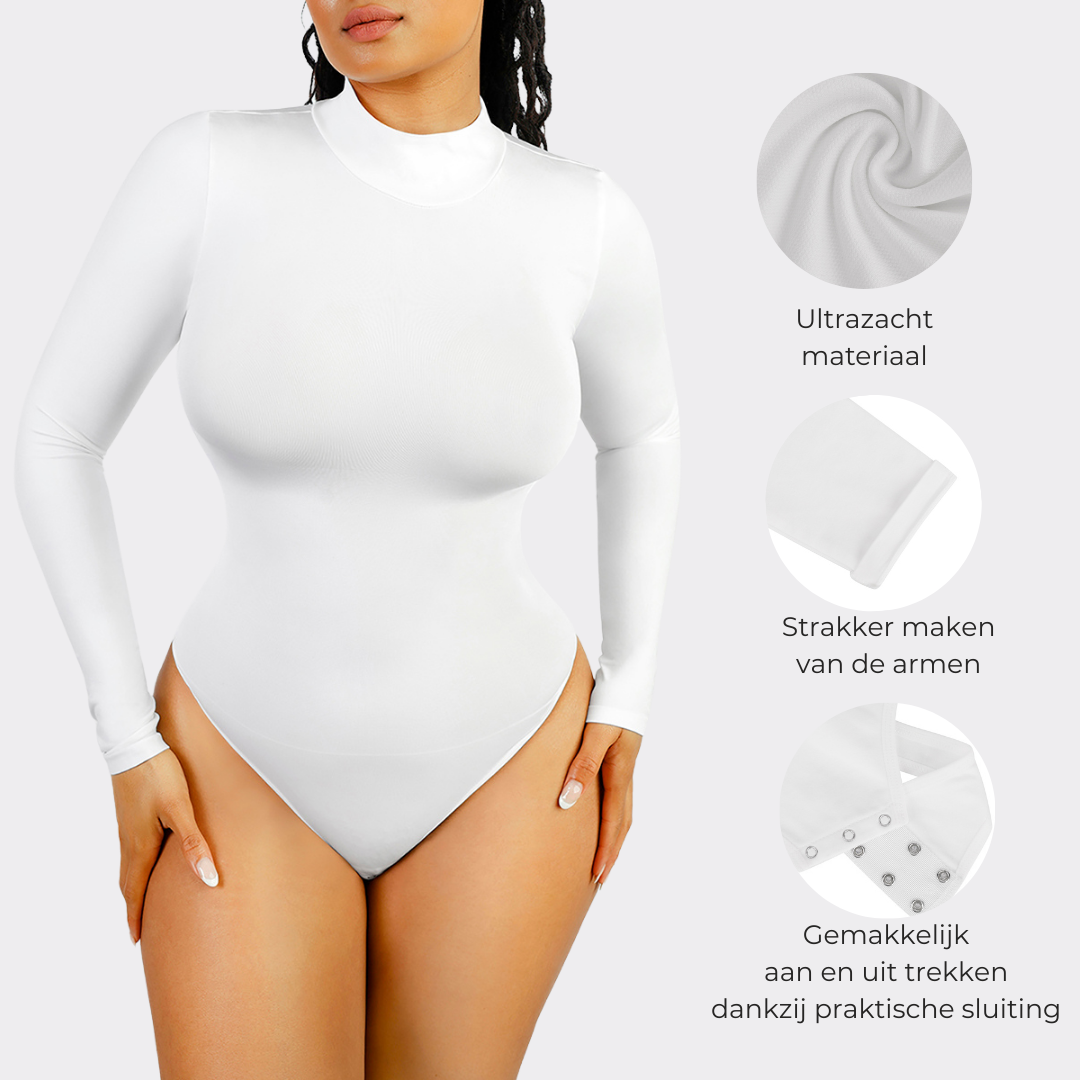 Sara High Neck Thong Bodysuit