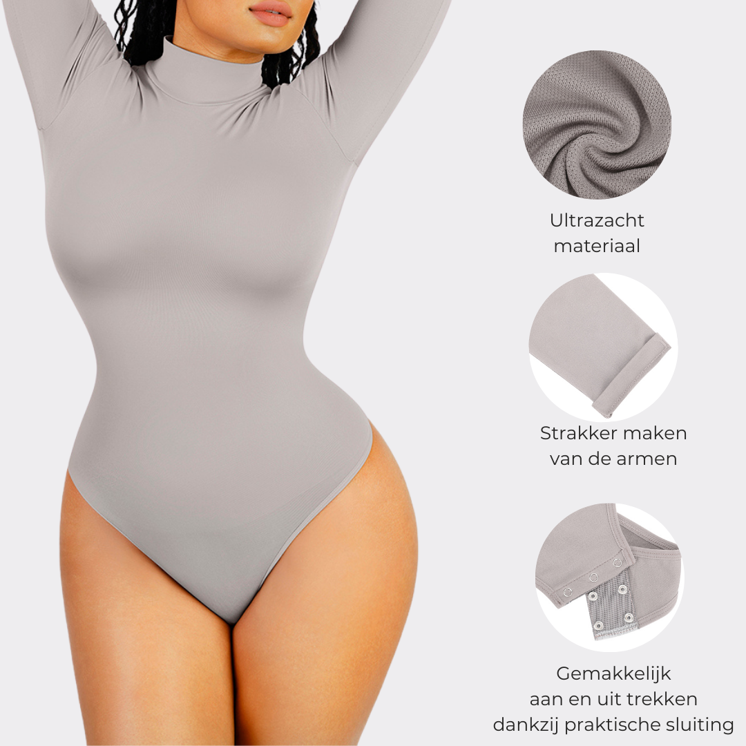 Sara High Neck Thong Bodysuit