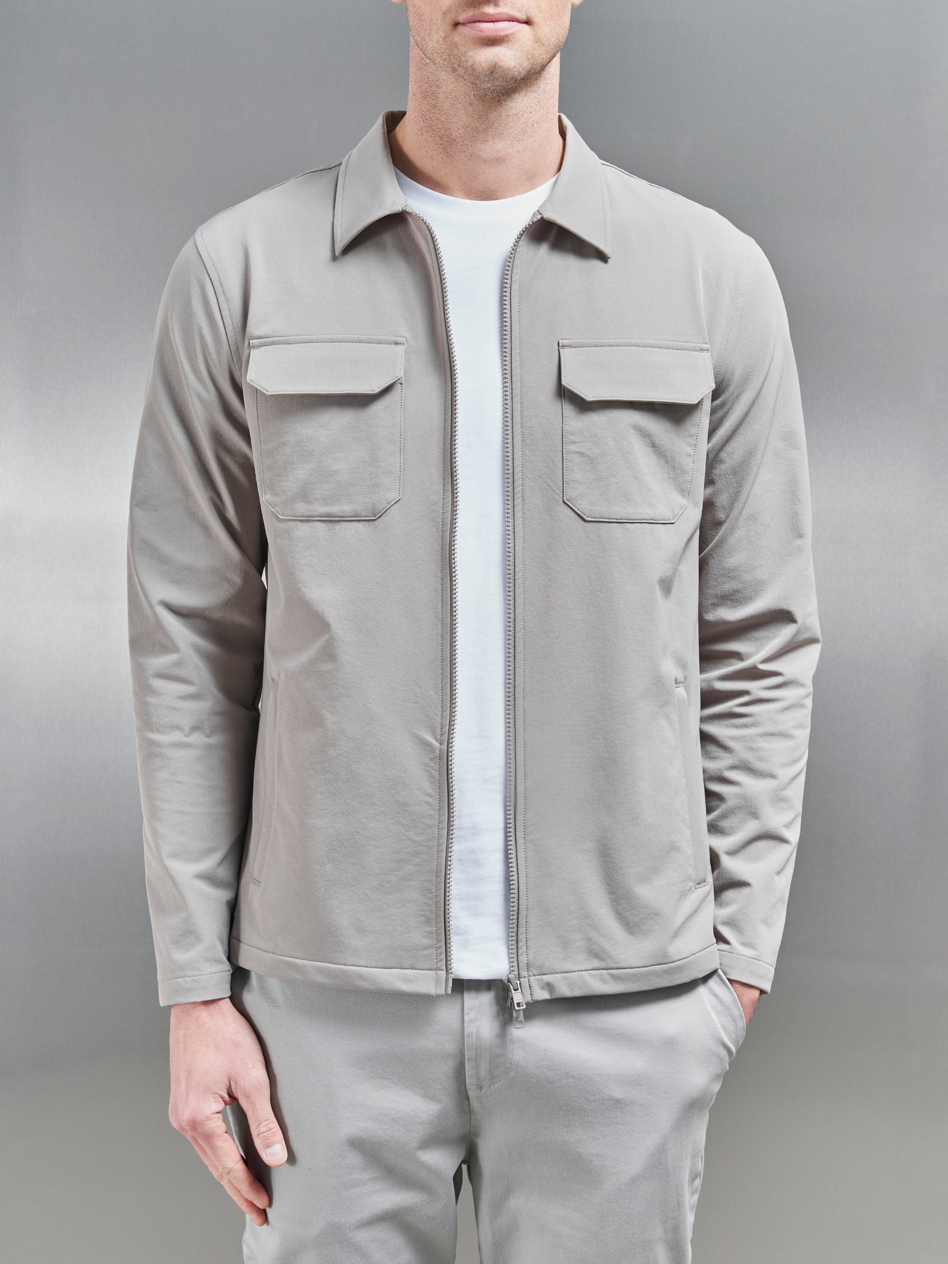 Cargo Jakke i Taupe
