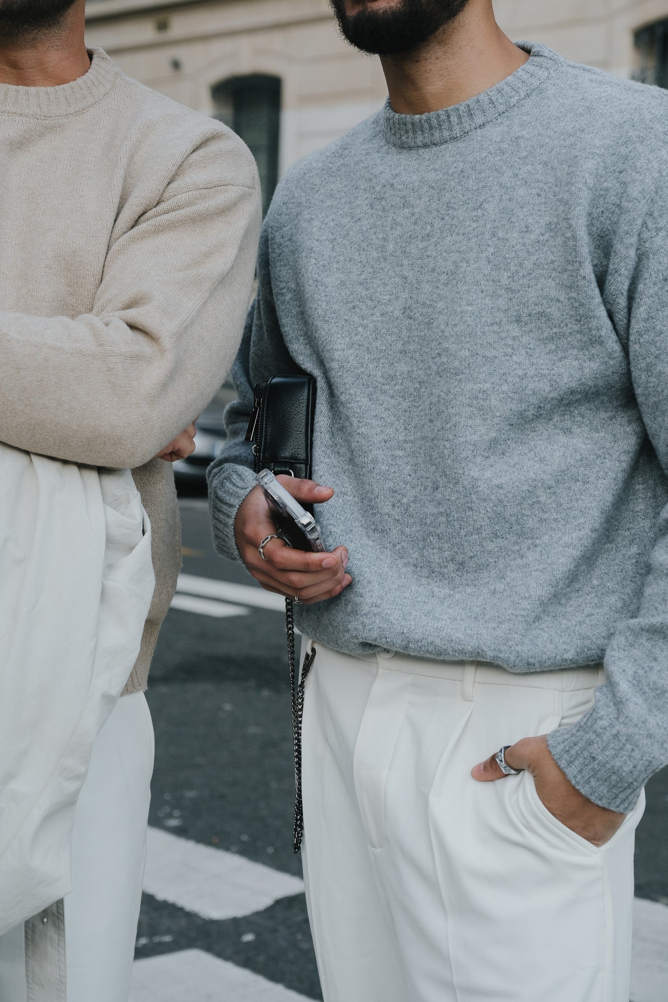 Brixton sweater - Grå melange