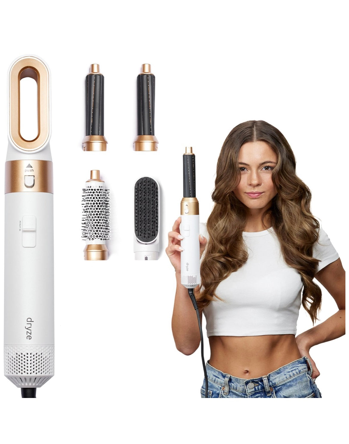 Blow out Airstyler 5 i 1 - Hvid/Guld Edition