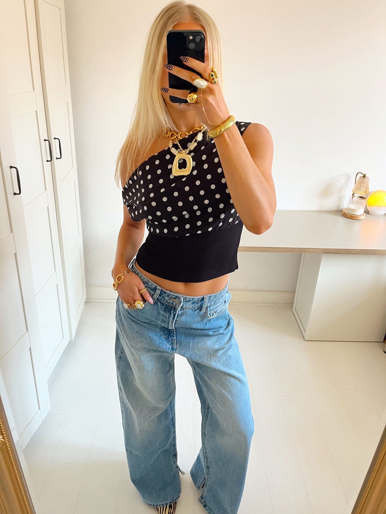 Kimmie polka Top
