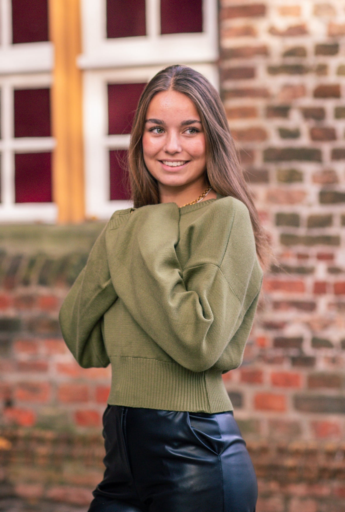 Lily | Grøn Sweater