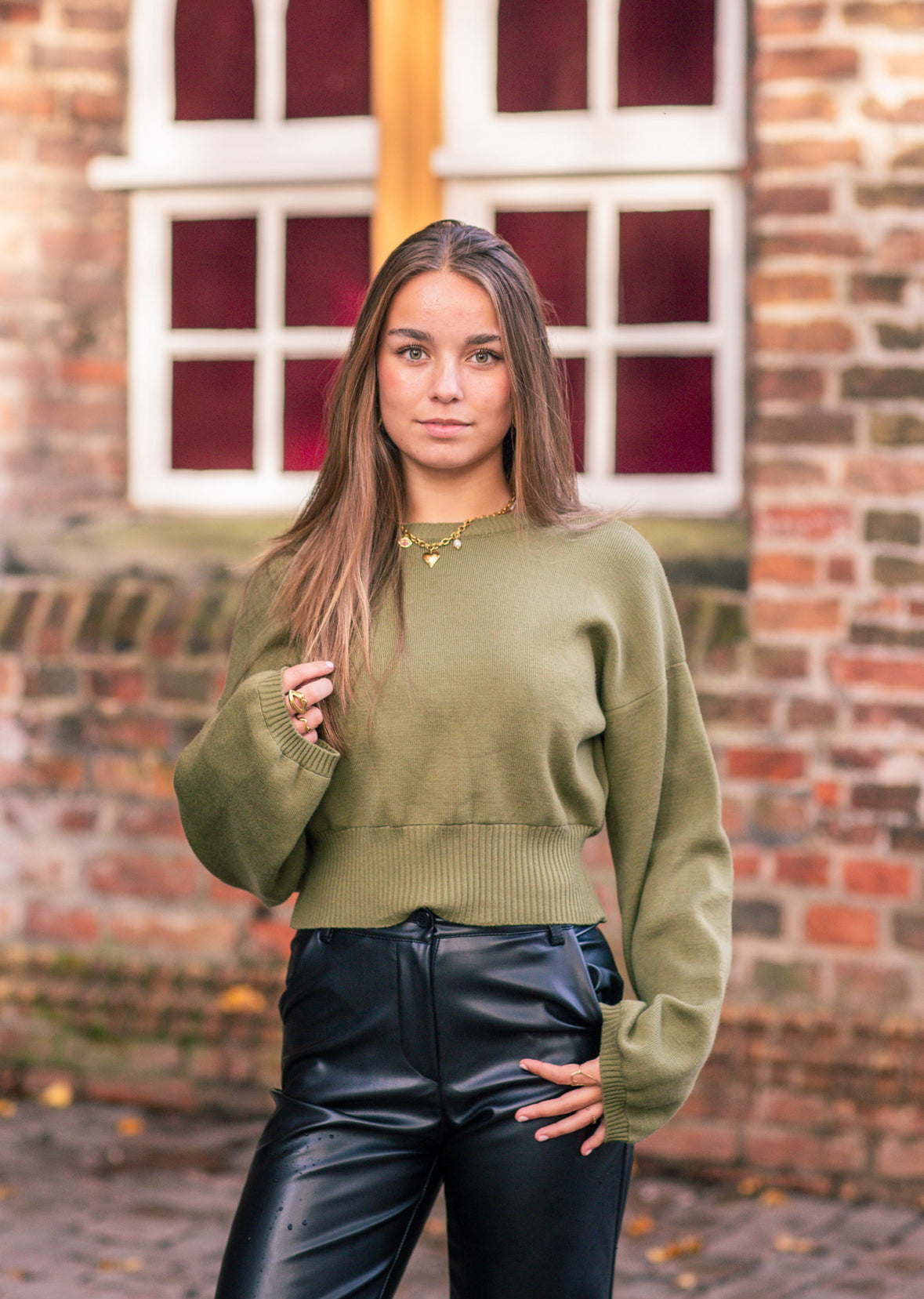 Lily | Grøn Sweater