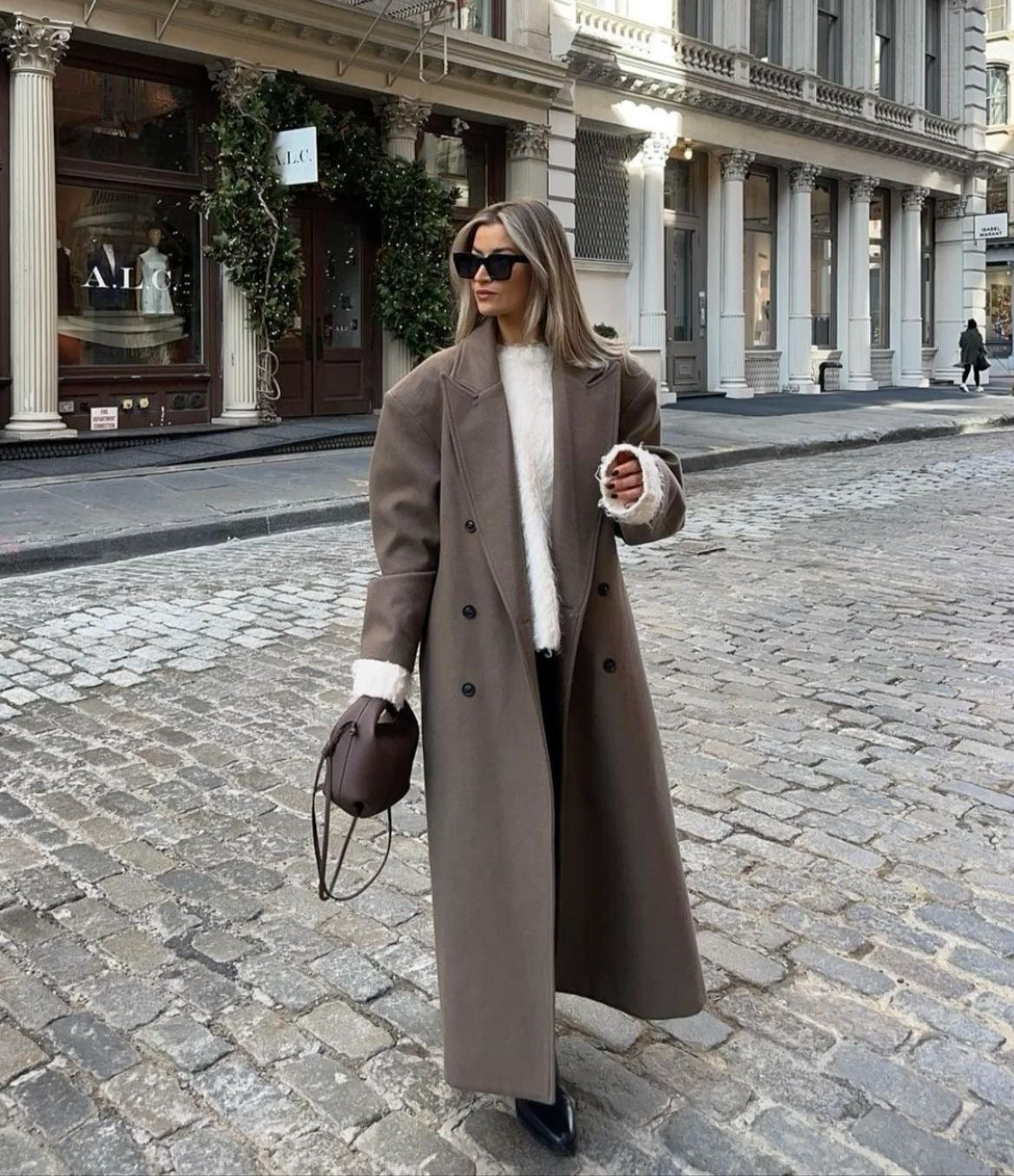 Juna | Lange oversized frakke