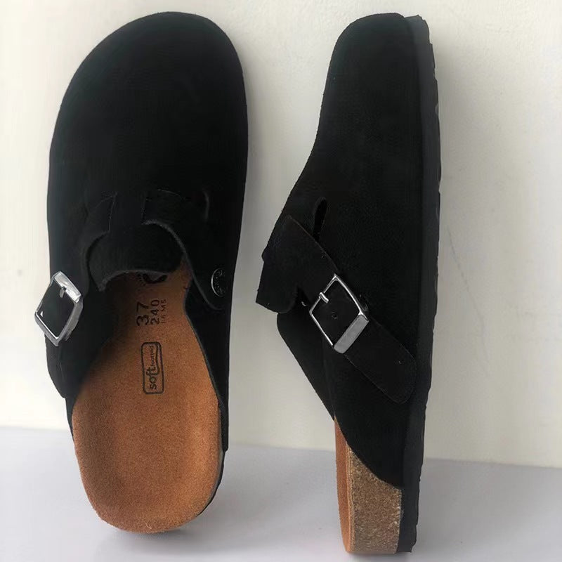 Premium Læder Unisex Sandaler Pantofler
