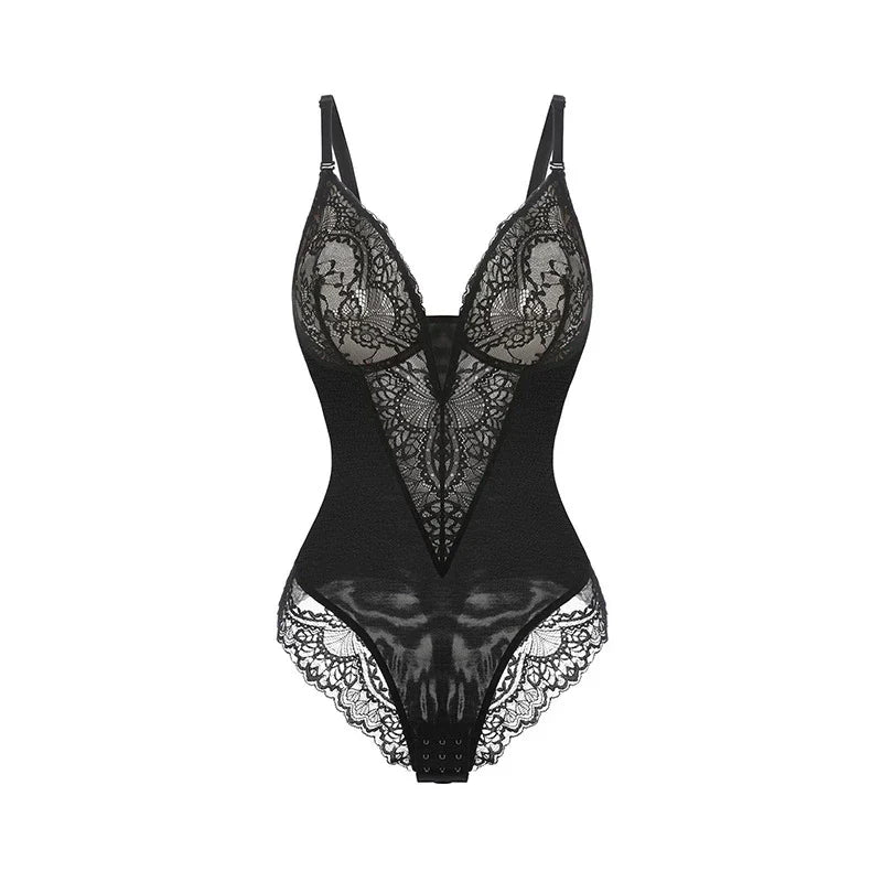 Sculpting V-Neck Shapewear med String