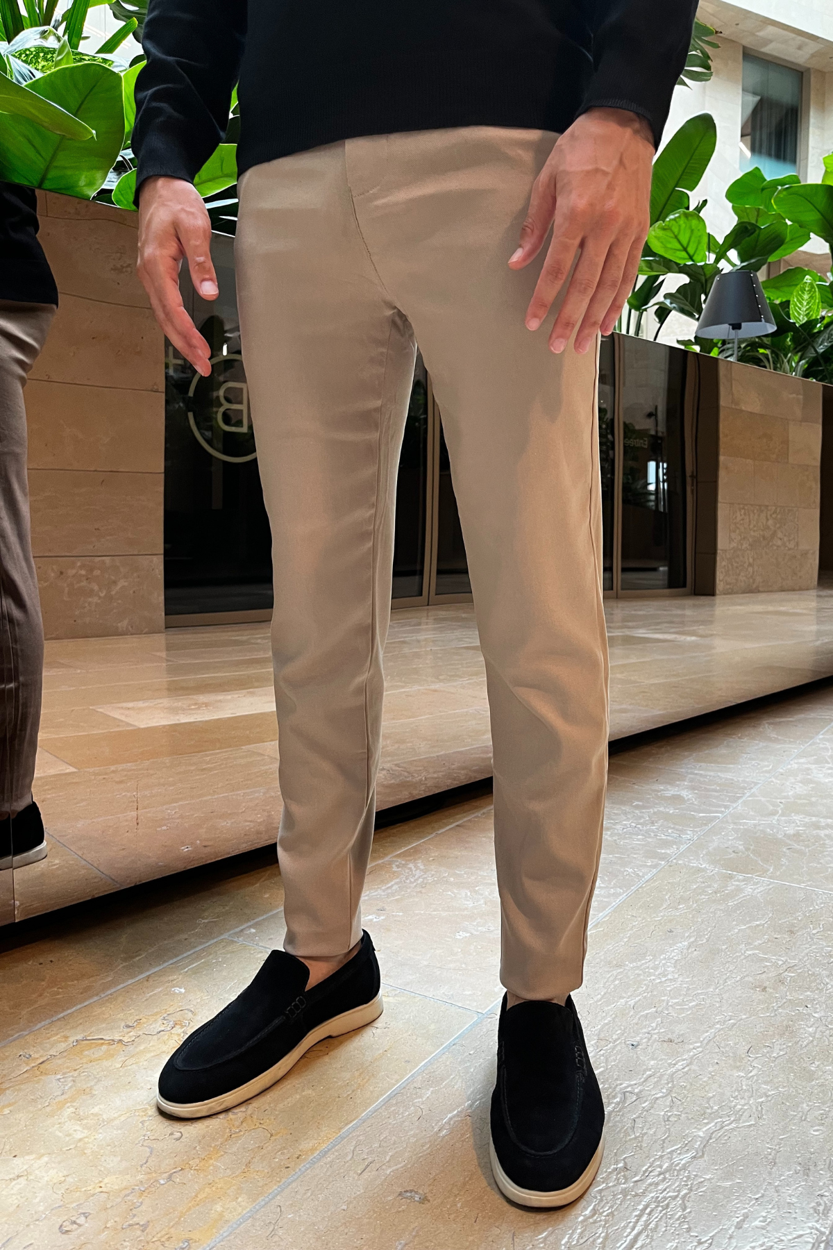 Faro Stretch Bukser - Beige