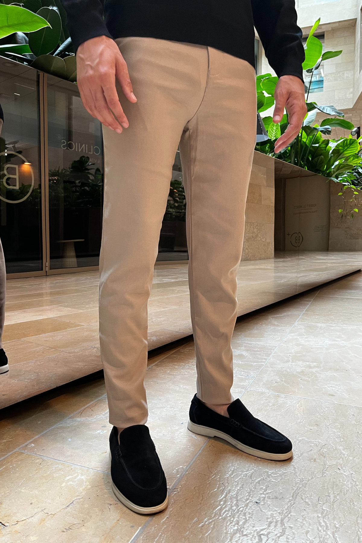 Faro Stretch Bukser - Beige