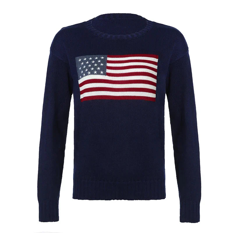 Sofie | Amerikansk Flag Sweater