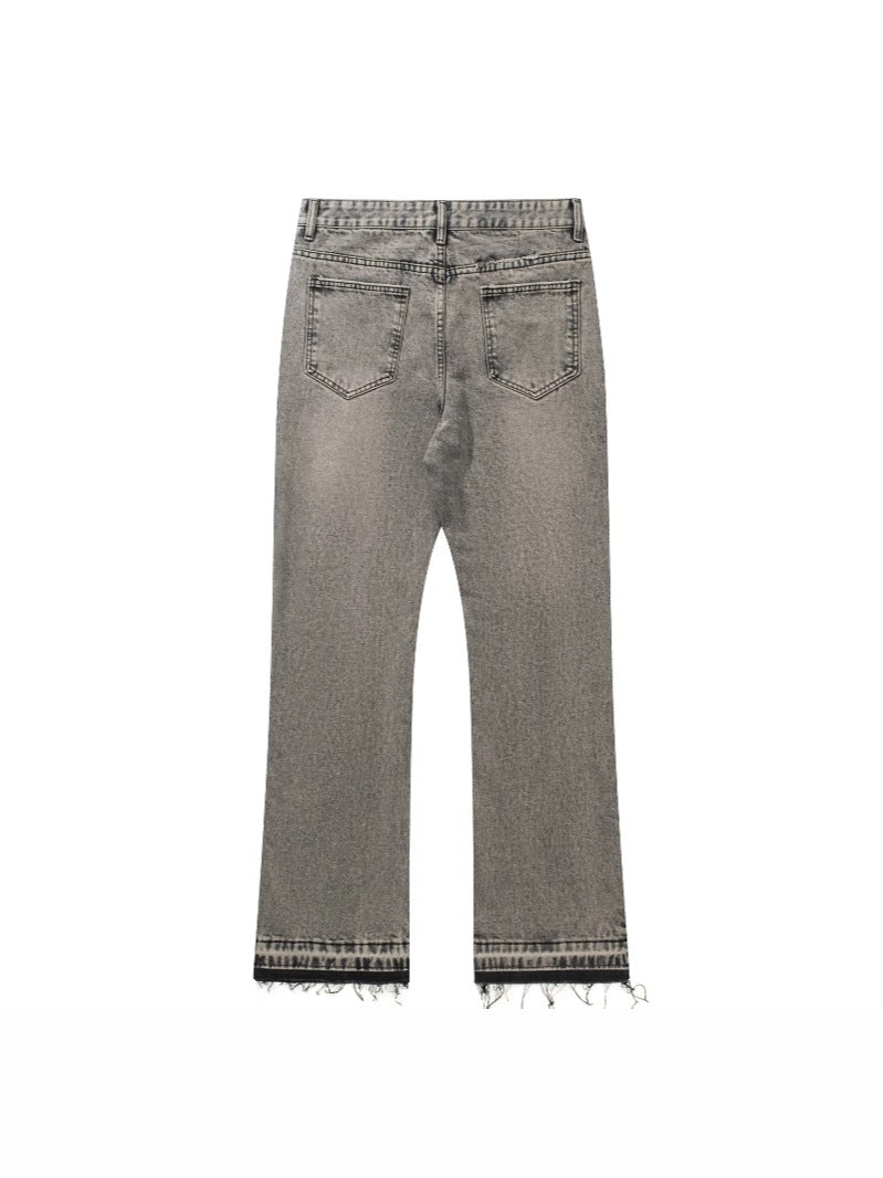 Vaskede Flared Jeans