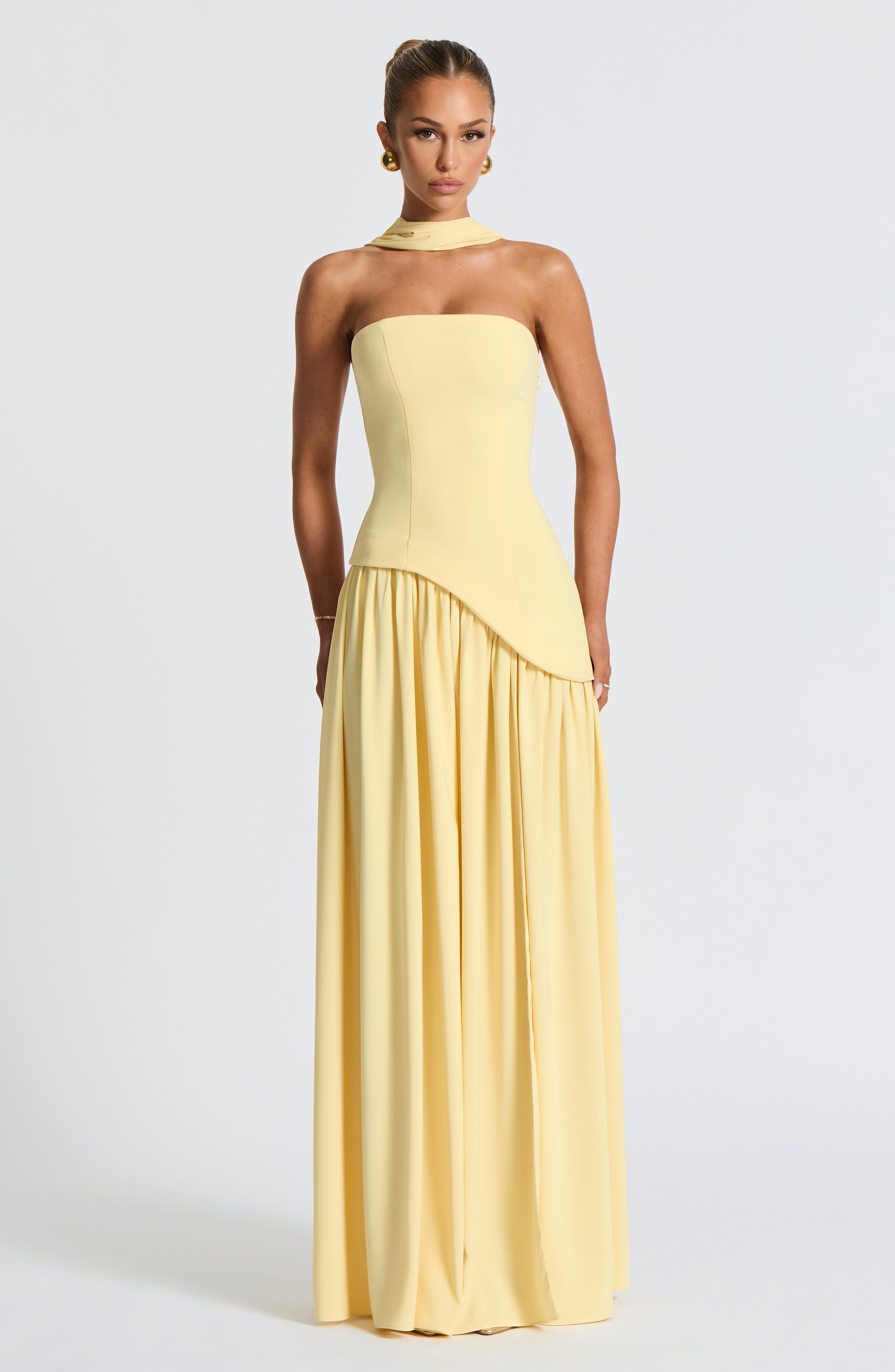 Maliyah Maxi Kjole - Citron
